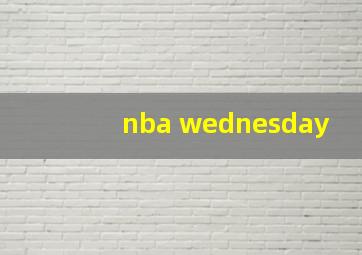 nba wednesday